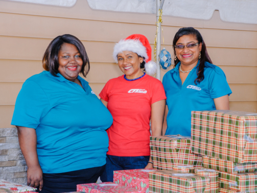 CTL Staff at gift presentation