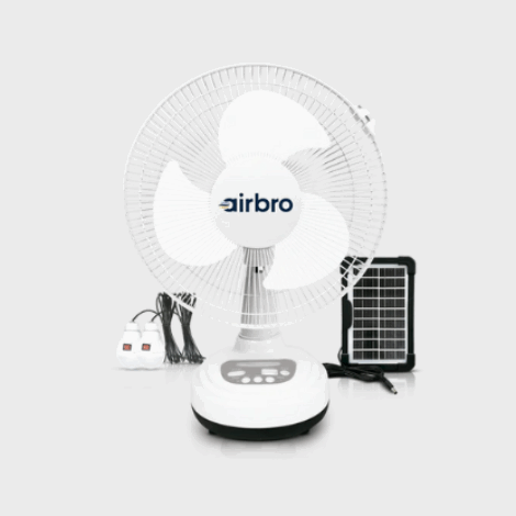 FSA-12 Airbro Solar Rechargeable 12in Fan