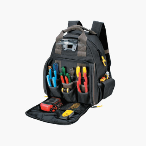 LIGHTED TOOL BACKPACK