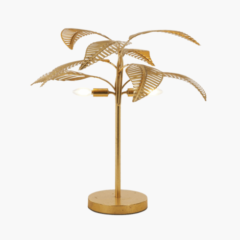 METAL TREE TABLE LAMP W RND BASE