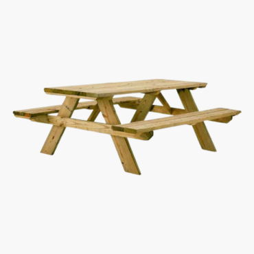 6-Foot Wooden Picnic Table