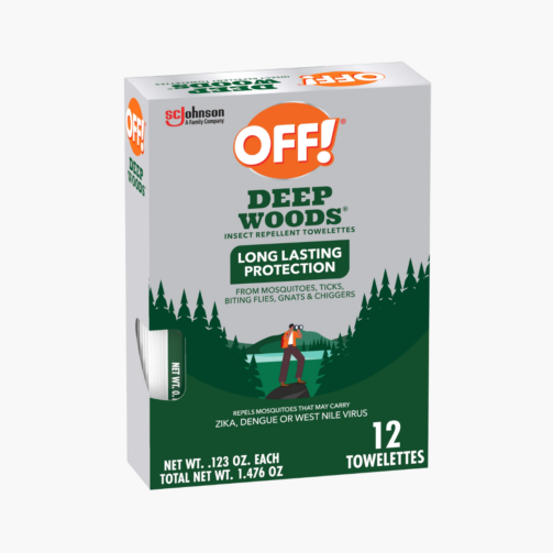 Off! Deep Woods Insect Repellent Towelettes 12ea