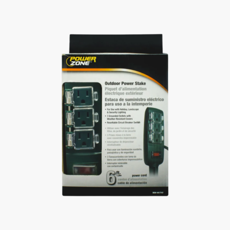 PowerZone Yard Stake 125V 13 A3 Outlet