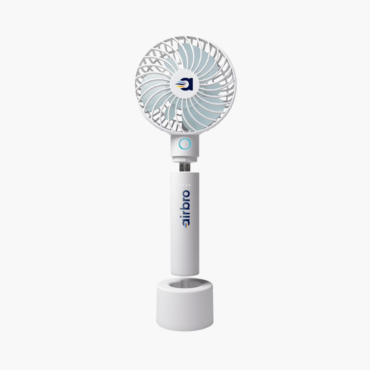 Airbro 5-Speed Handheld Personal Portable Rechargeable Fan with Power Bank